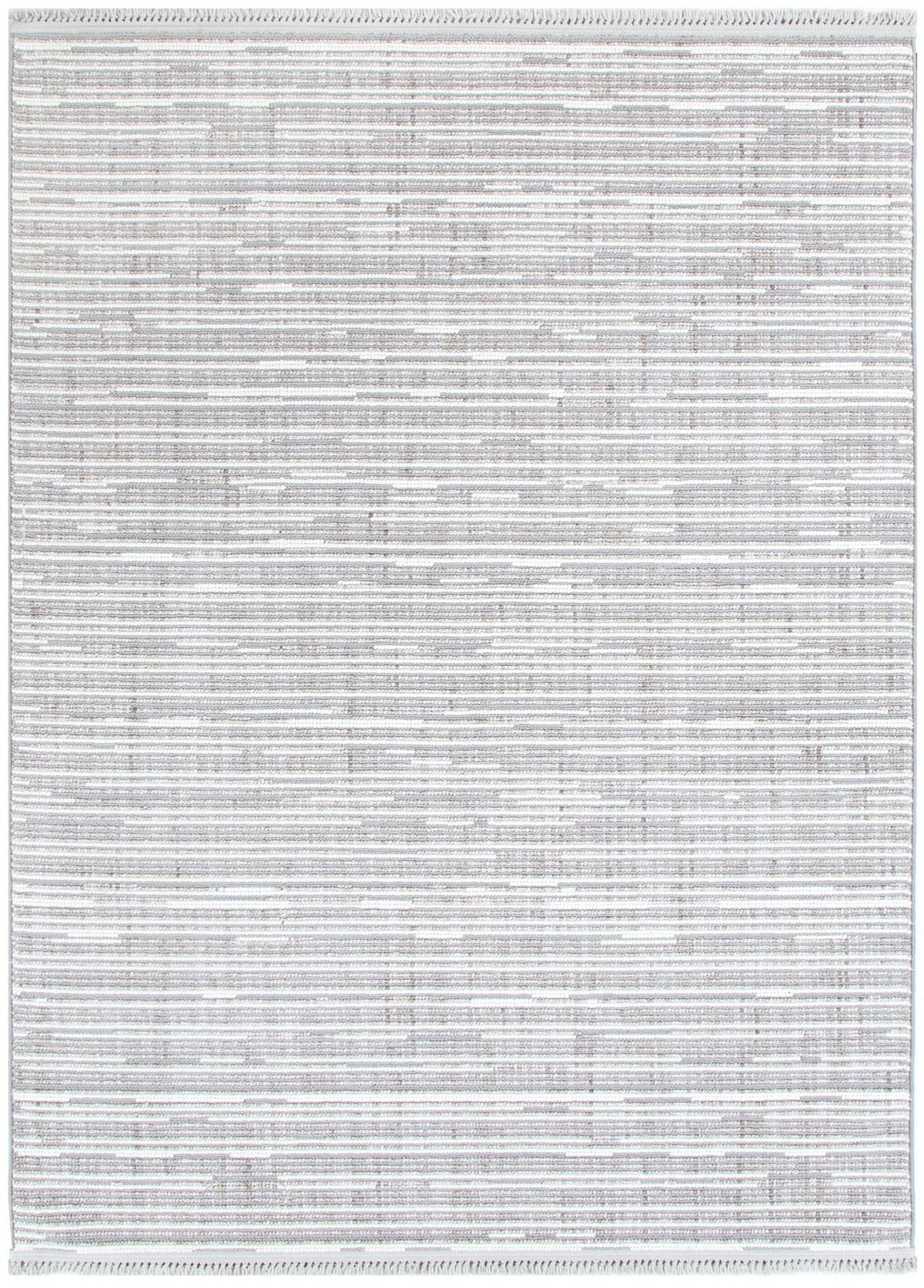 Berno Silver Ivory Loop Lines Rug | Free Shipping | Floorsome