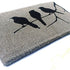 Birds on Branch Black 100% Coir Thick Door Mat - Floorsome - Door Mat - DMBRDBRNBLK4575 - Door Mat