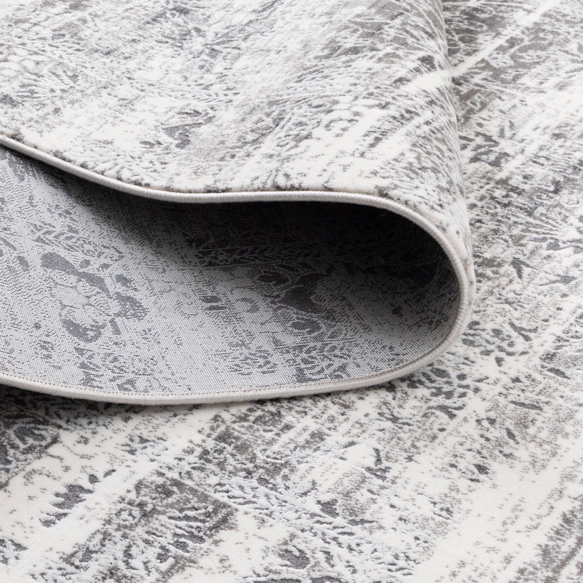 Bohemian Paradise Classic Grey Rug - Pattern 02 - Floorsome - Rug - BOHE16002GREY - Rug