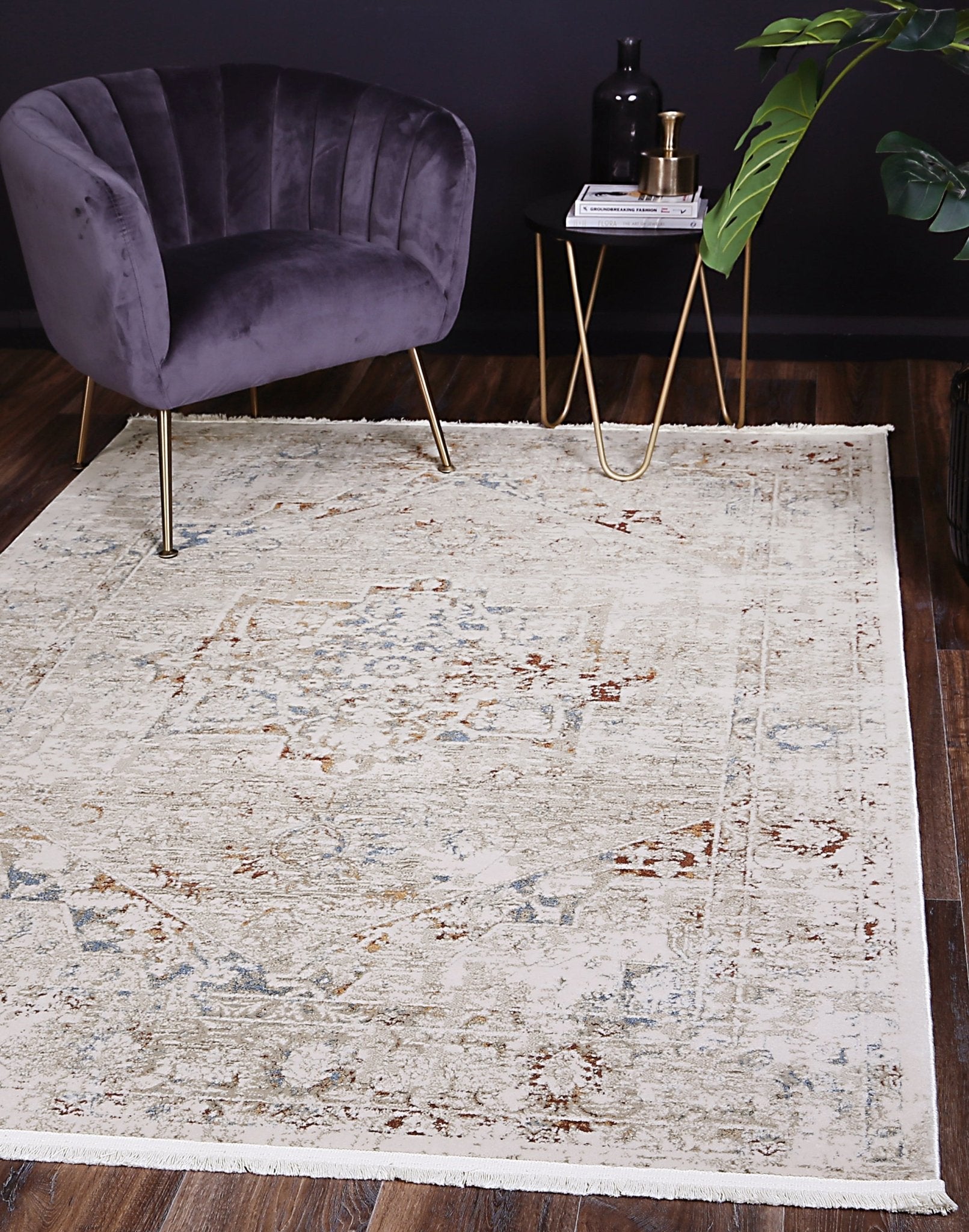 Bohemian Paradise Classic Vintage Beige Multi Rug - Pattern 09 - Floorsome - Rug - BOHE16009BMUL - Rug