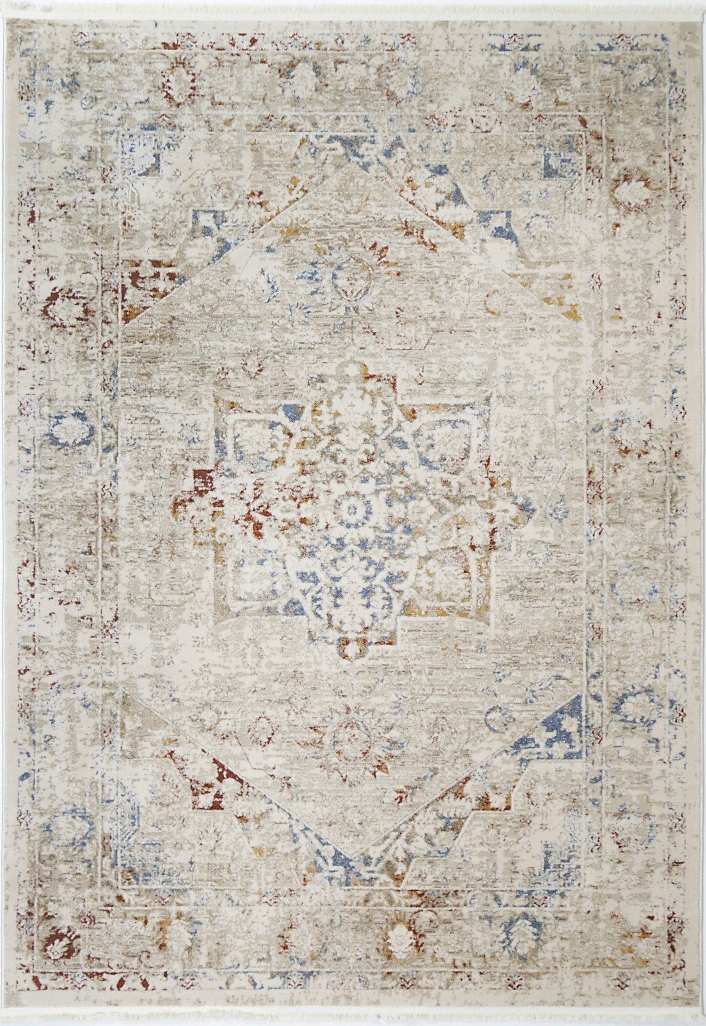 Bohemian Paradise Classic Vintage Beige Multi Rug - Pattern 09 - Floorsome - Rug - BOHE16009BMUL - Rug