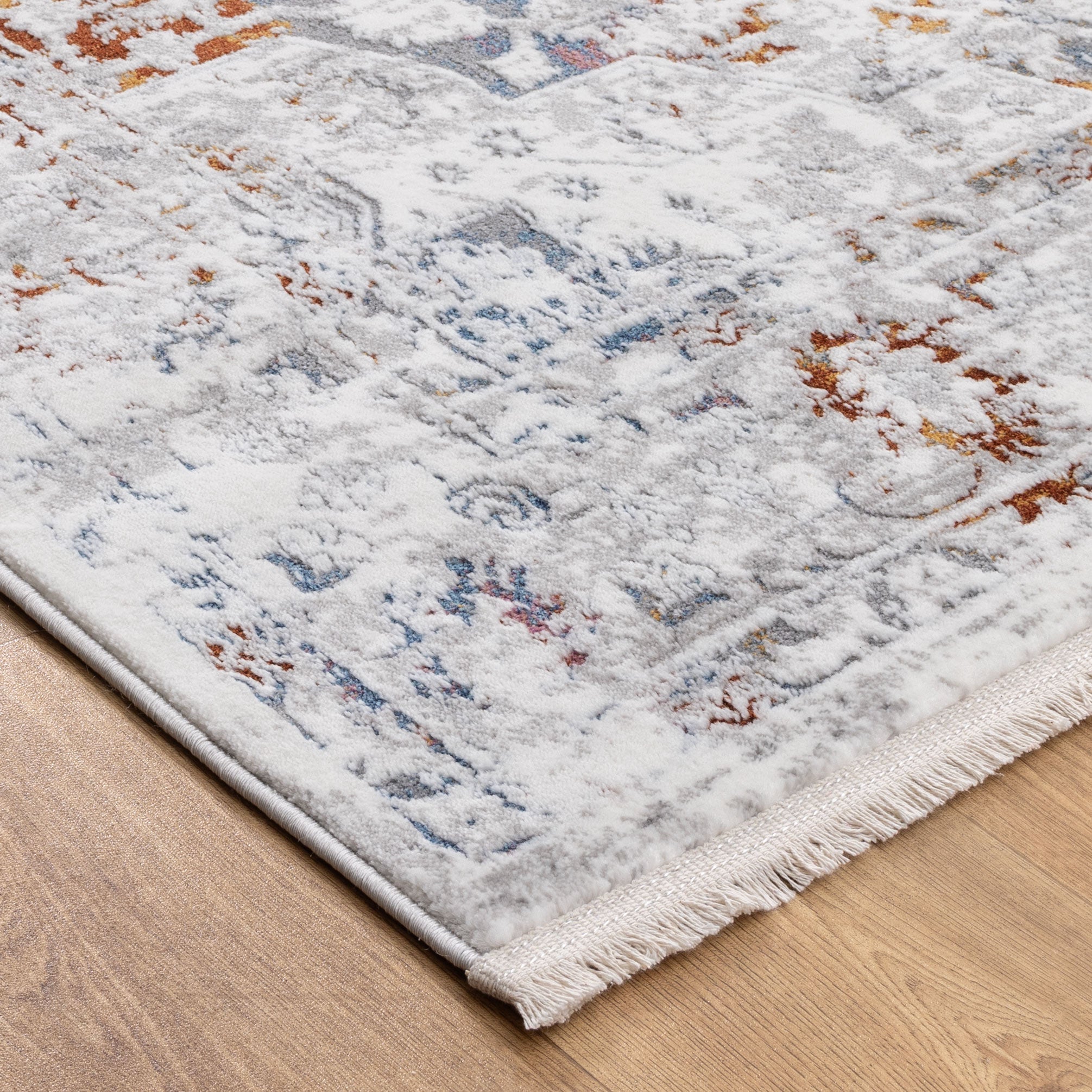 Bohemian Paradise Classic Vintage Grey Multi Rug - Pattern 09 - Floorsome - Rug - BOHE16009GMUL - Rug