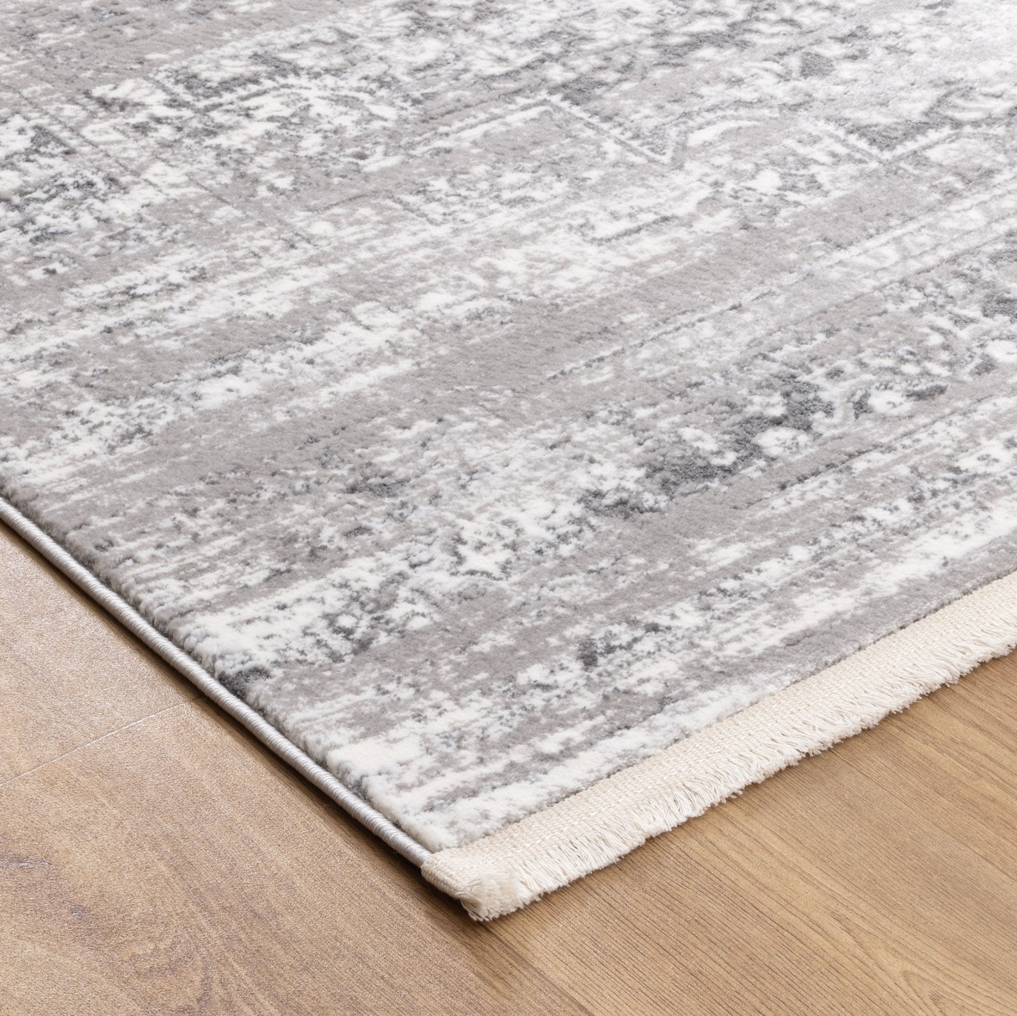 Bohemian Paradise Medalion Grey Rug - Pattern 06 - Floorsome - Rug - BOHE16006GREY - Rug