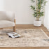 Bohemian Paradise One Modern Beige Blue Rug - Pattern 01 - Floorsome - Rug - BOHE16001BBLU - Rug