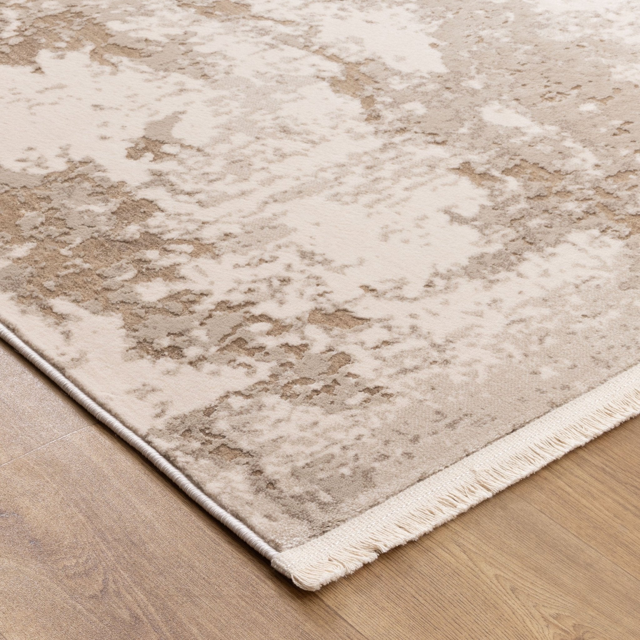 Bohemian Paradise One Modern Beige Rug - Pattern 01 - Floorsome - Rug - BOHE16001BEIG - Rug