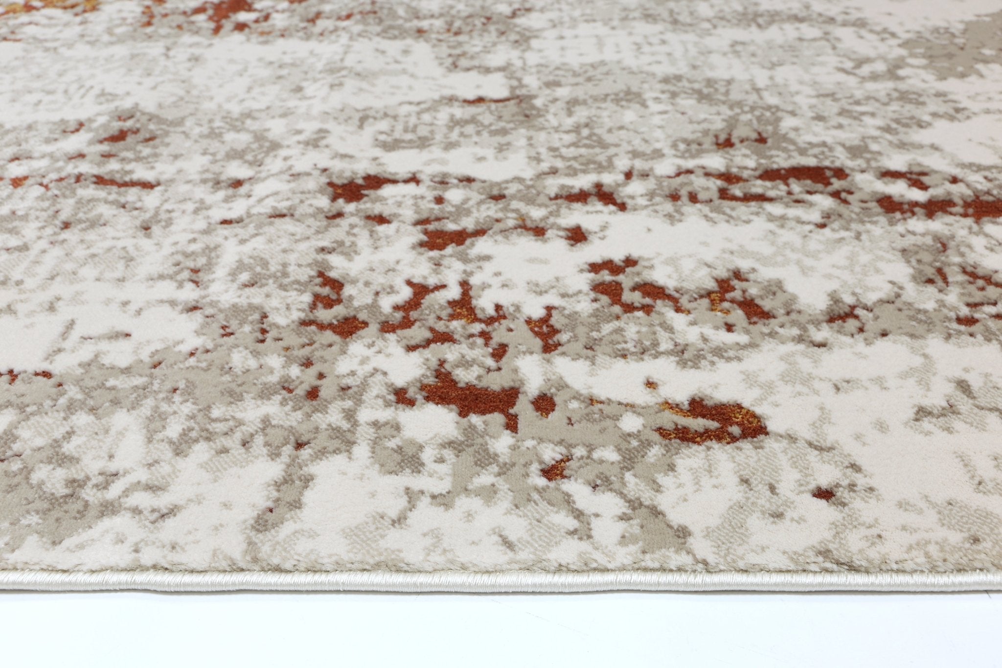 Bohemian Paradise One Modern Beige Terracotta Rug - Pattern 01 - Floorsome - Rug - BOHE16001BTER - Rug