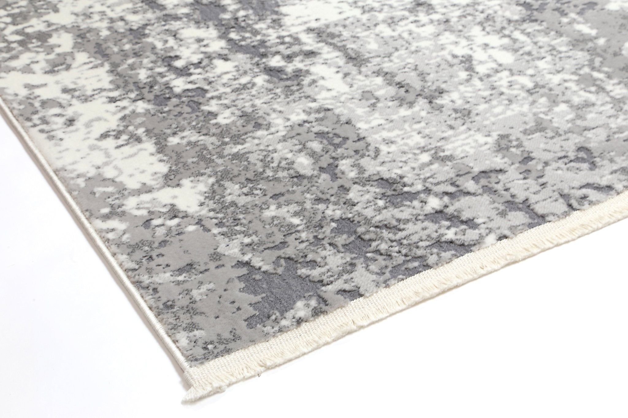Bohemian Paradise One Modern Grey Rug - Pattern 01 - Floorsome - Rug - BOHE16001GREY - Rug