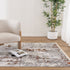 Bohemian Paradise One Modern Grey Terracotta Rug - Pattern 01 - Floorsome - Rug - BOHE16001GTER - Rug