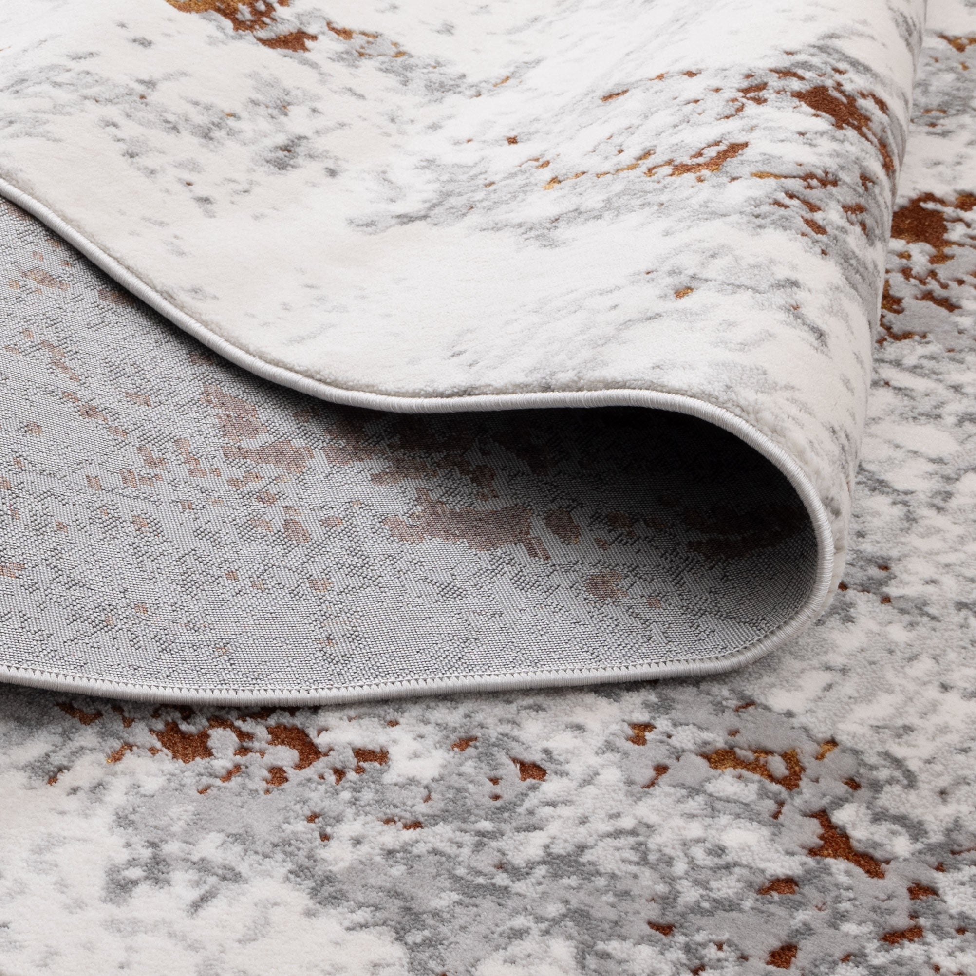 Bohemian Paradise One Modern Grey Terracotta Rug - Pattern 01 - Floorsome - Rug - BOHE16001GTER - Rug