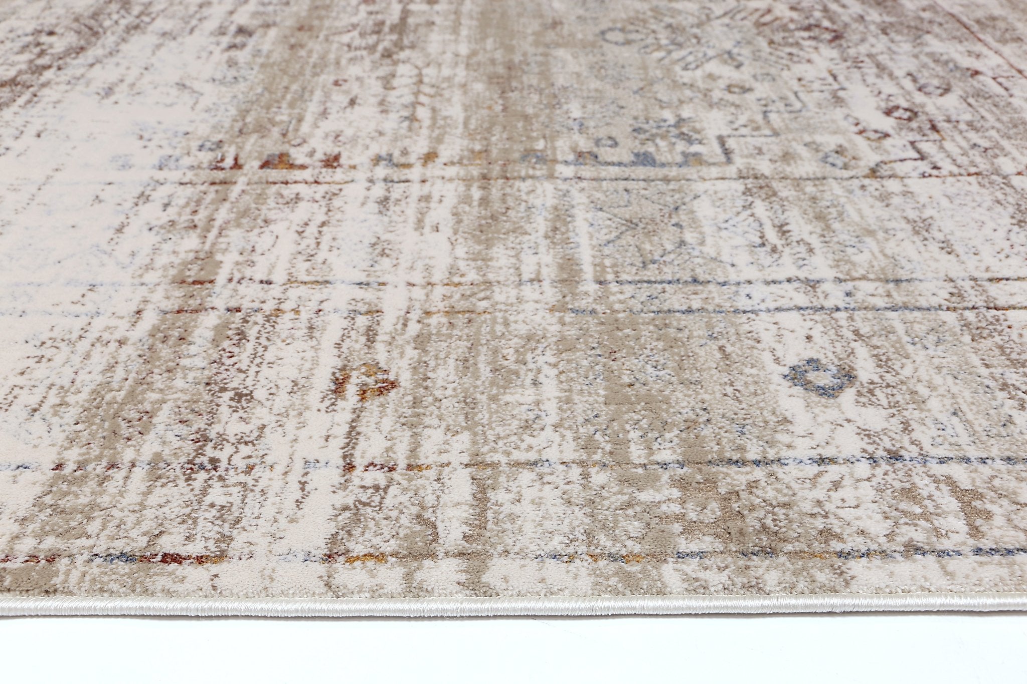 Bohemian Paradise Traditional Beige Multi Rug - Pattern 04 - Floorsome - Rug - BOHE16004BMUL - Rug