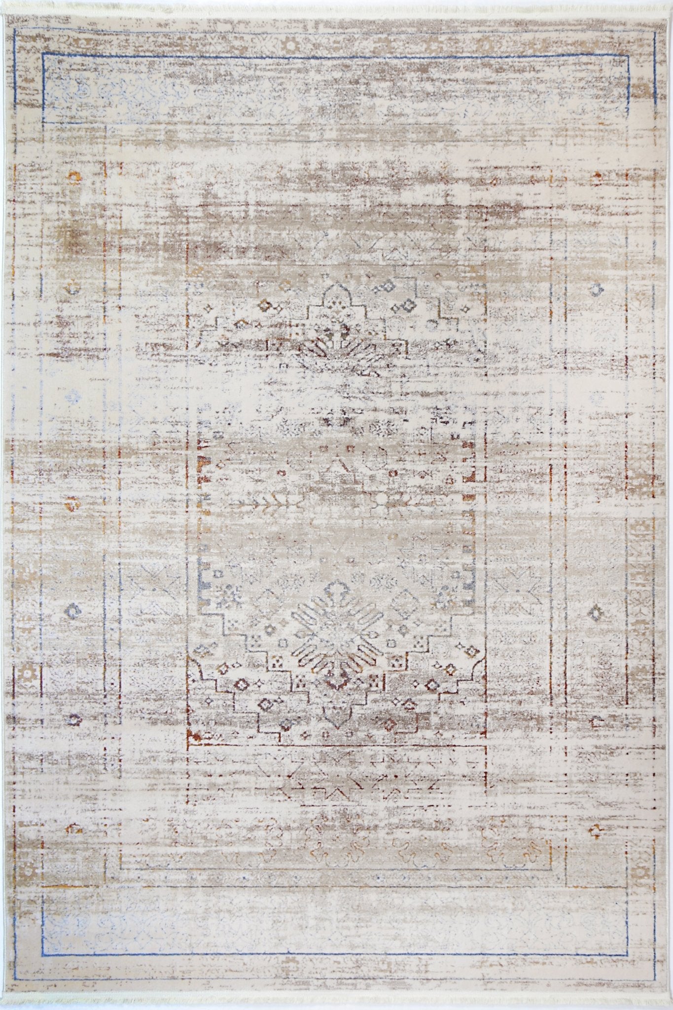 Bohemian Paradise Traditional Beige Multi Rug - Pattern 04 - Floorsome - Rug - BOHE16004BMUL - Rug