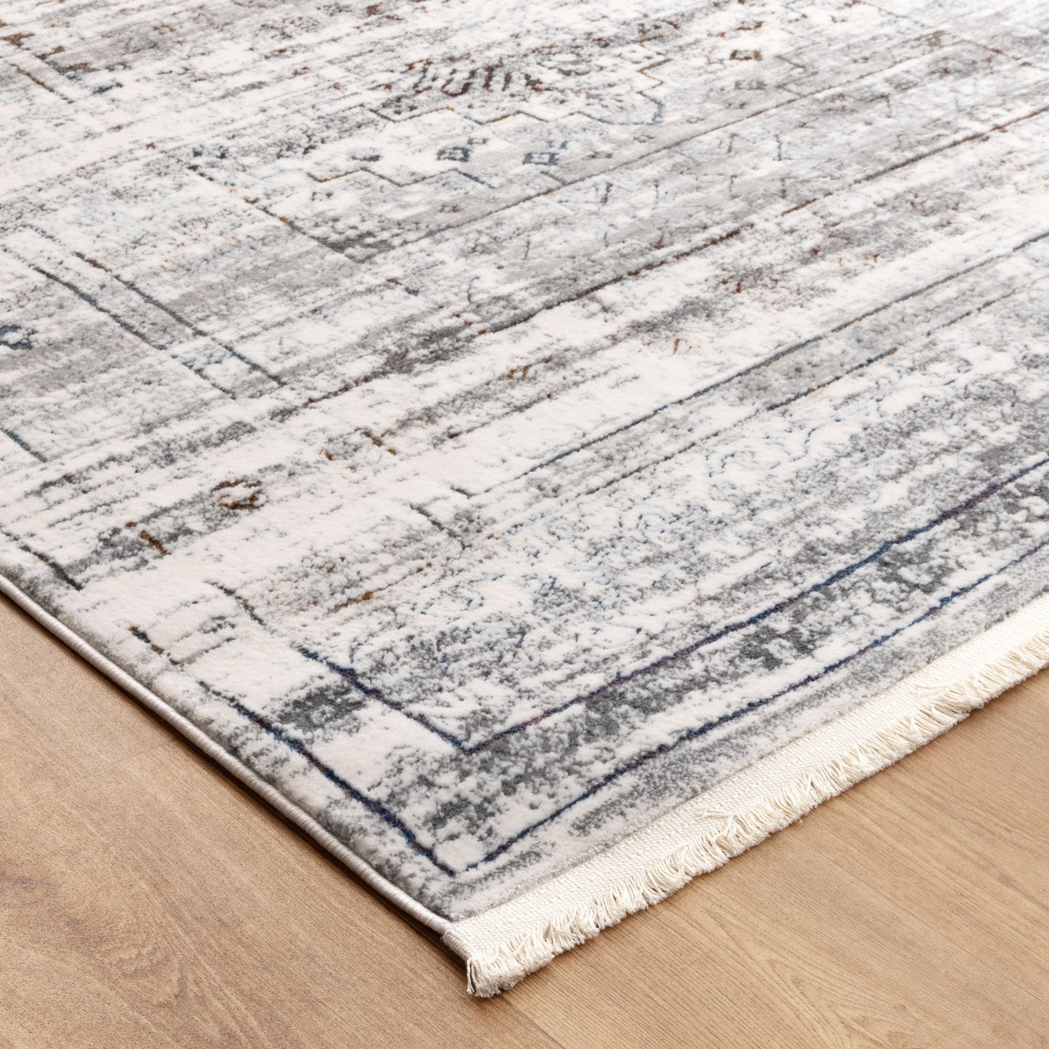 Bohemian Paradise Traditional Grey Multi Rug - Pattern 04 - Floorsome - Rug - BOHE16004GMUL - Rug