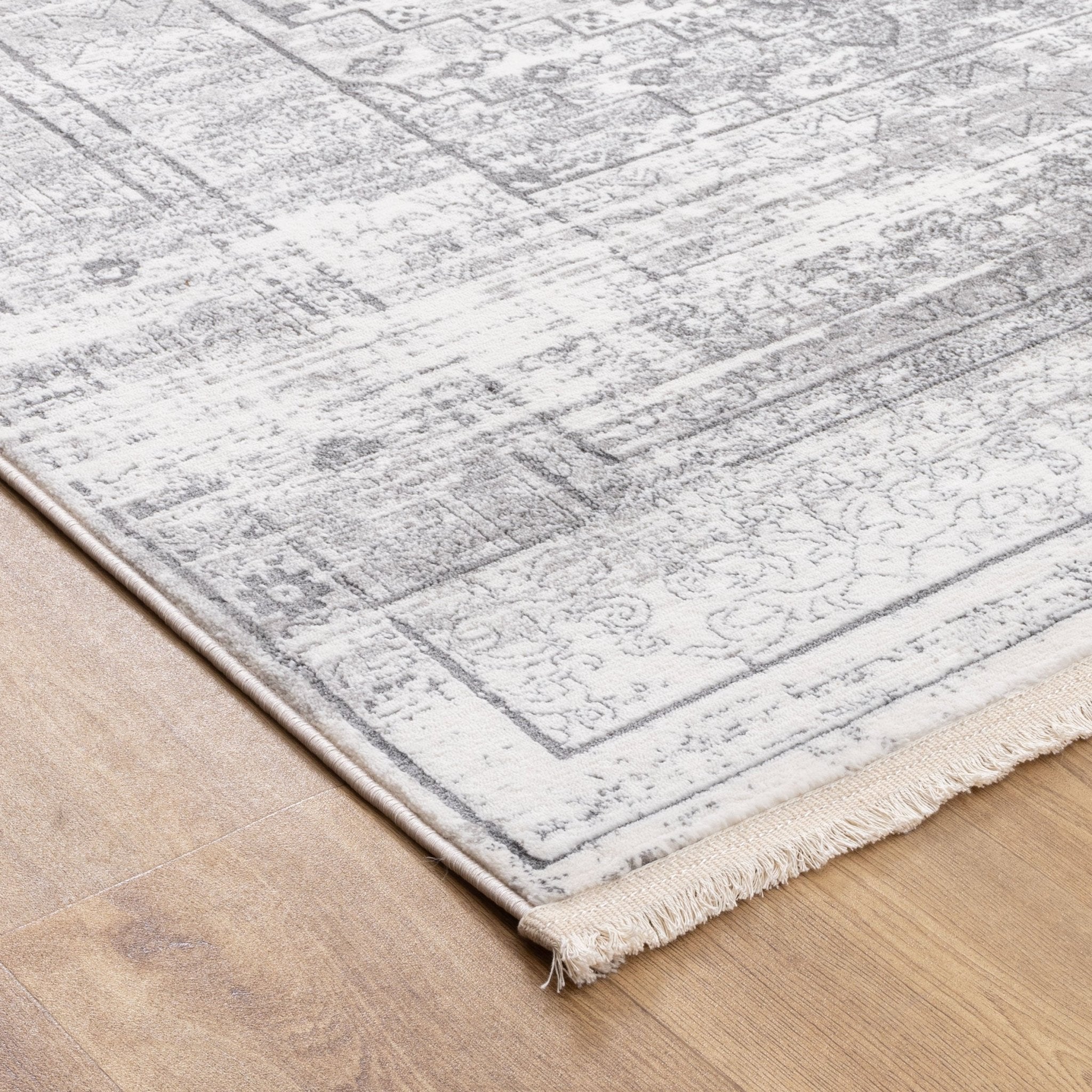 Bohemian Paradise Traditional Grey Rug - Pattern 04 - Floorsome - Rug - BOHE16004GREY - Rug