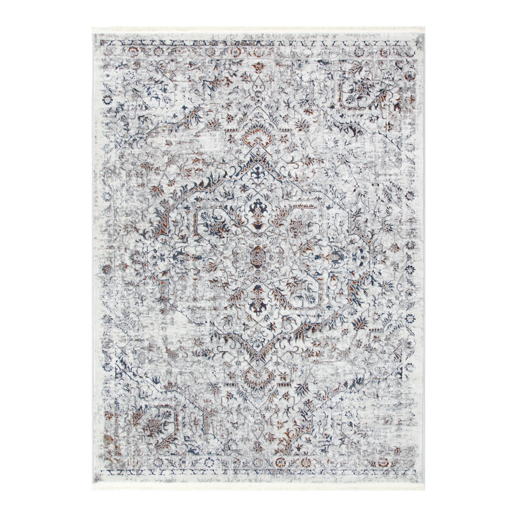 Bohemian Paradise Vintage Grey Multi Rug - Pattern 07 - Floorsome - Rug - BOHE16007GMUL - Rug