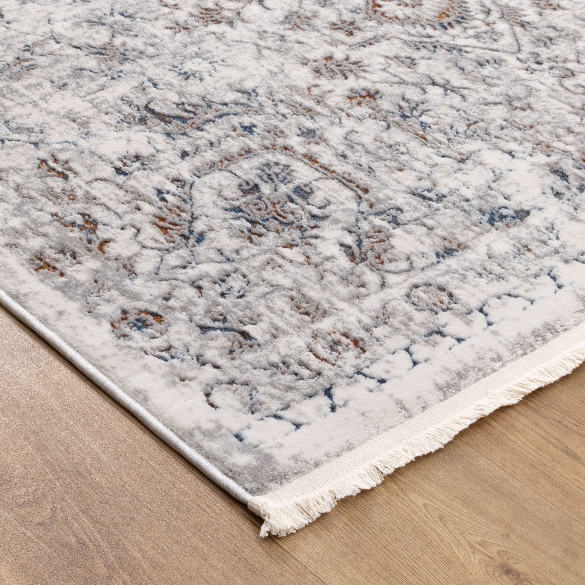 Bohemian Paradise Vintage Grey Multi Rug - Pattern 07 - Floorsome - Rug - BOHE16007GMUL - Rug