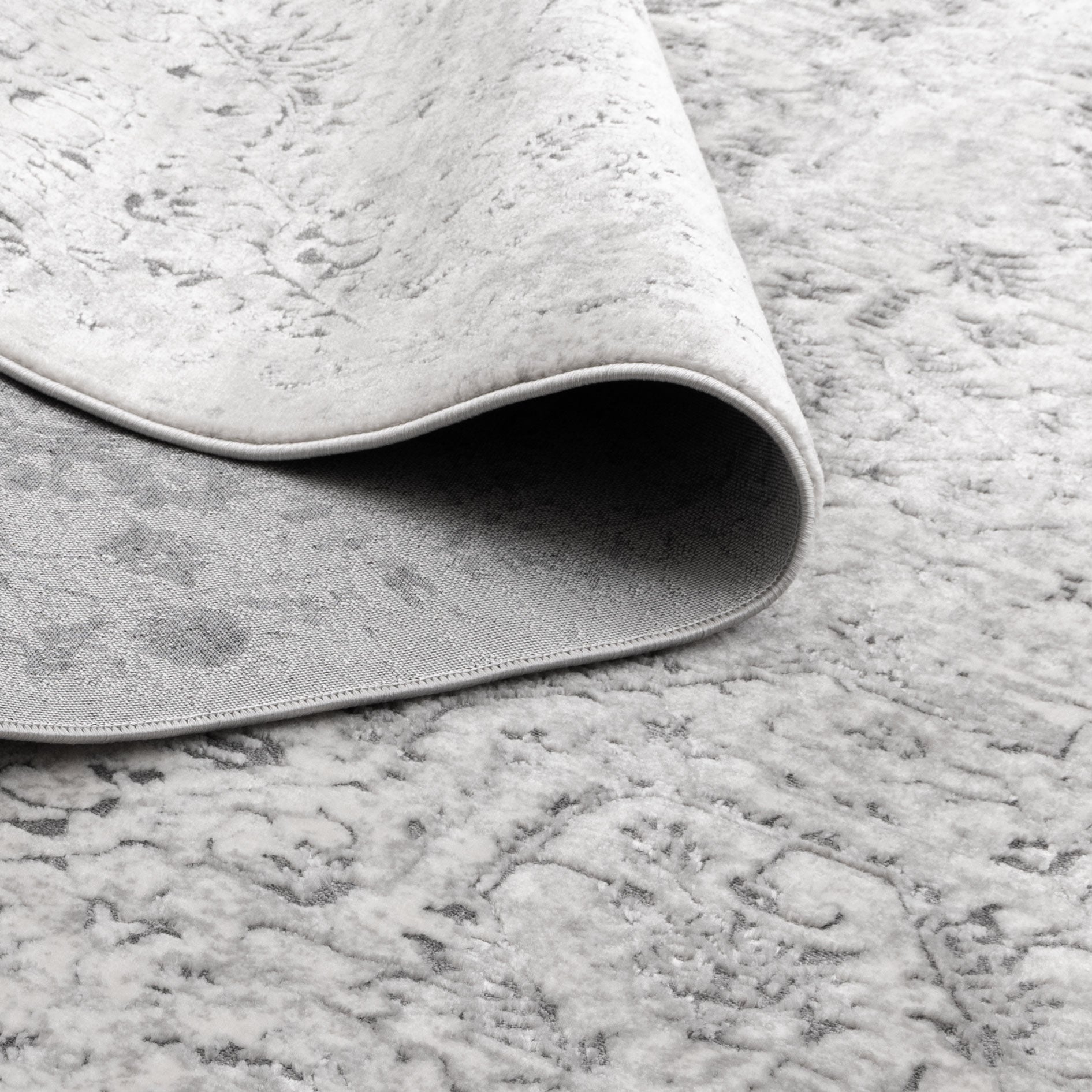 Bohemian Paradise Vintage Grey Rug - Pattern 07 - Floorsome - Rug - BOHE16007GREY - Rug