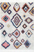 Boho Moroccan Agadir White Rug - Floorsome - Modern - MODA080Z040WHIT - Modern