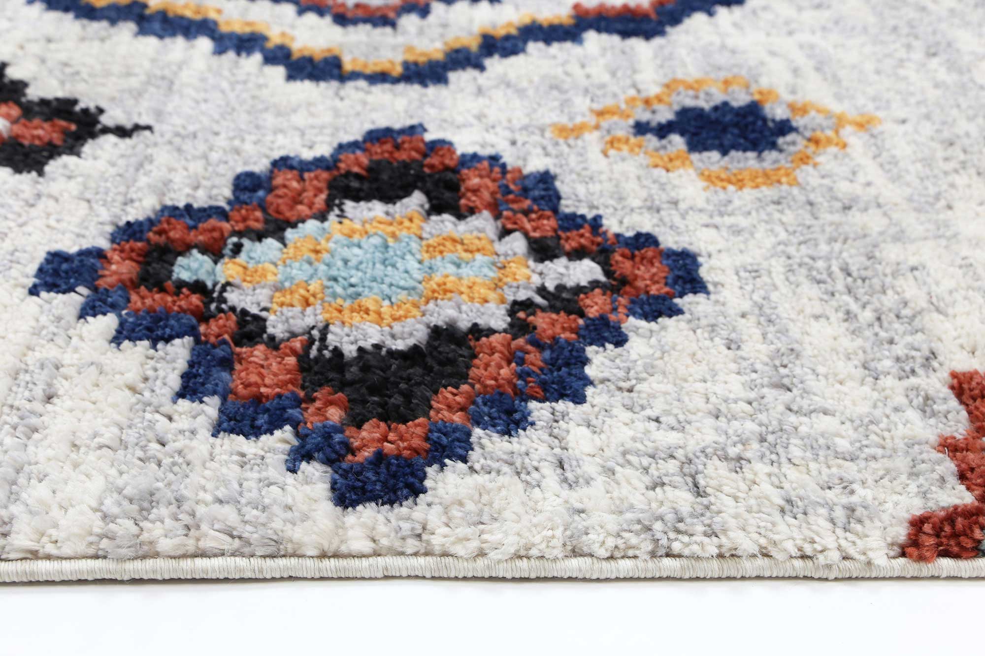 Boho Moroccan Agadir White Rug - Floorsome - Modern - MODA080Z040WHIT - Modern