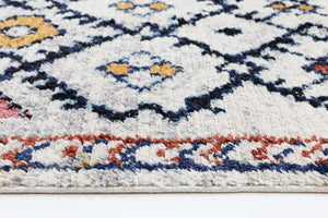 Boho Moroccan Ifran Blue Rug - Floorsome - Modern