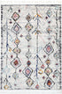 Boho Moroccan Taza White Rug - Floorsome - Modern - MODA080Z050WHIT - Modern