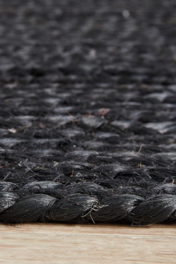 Bondi Black Runner Rug - Floorsome - BONDI COLLECTION - BDI - BLK - 300X80 - BONDI COLLECTION