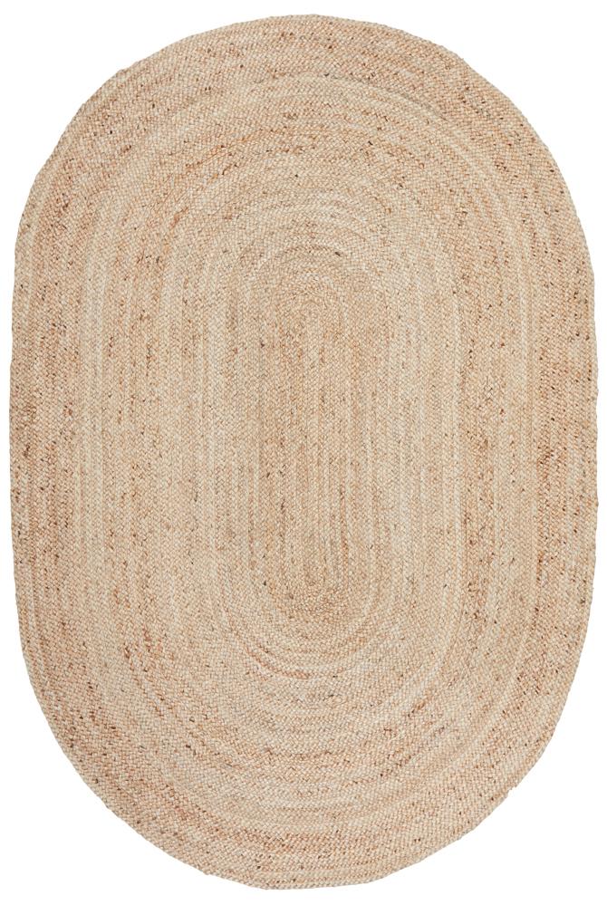 Bondi Natural Oval Rug - Floorsome - BONDI COLLECTION - BDI - NAT - OVL - 220X150 - BONDI COLLECTION