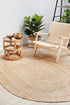 Bondi Natural Oval Rug - Floorsome - BONDI COLLECTION - BDI - NAT - OVL - 220X150 - BONDI COLLECTION