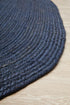 Bondi Navy Oval Rug - Floorsome - BONDI COLLECTION - BDI - NVY - OVL - 220X150 - BONDI COLLECTION