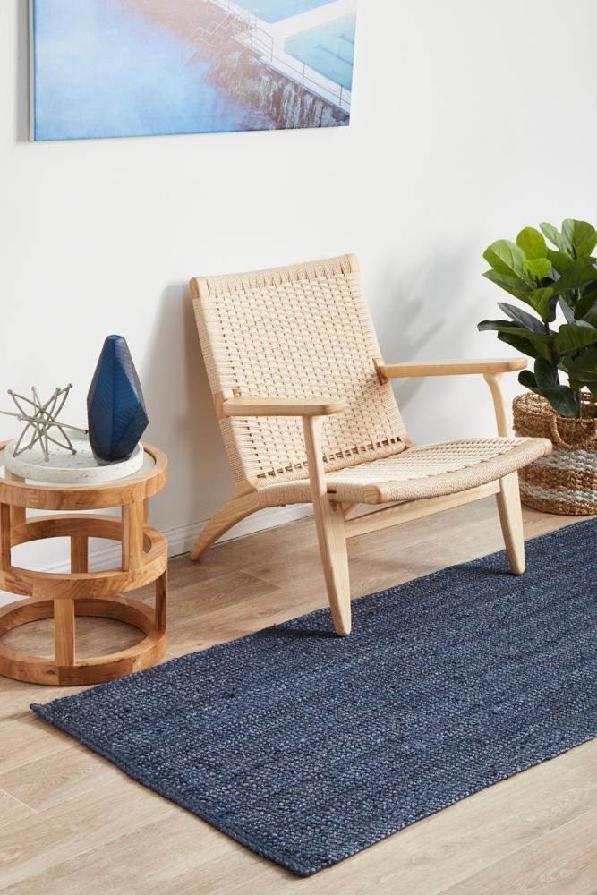 Bondi Navy Runner Rug - Floorsome - BONDI COLLECTION - BDI - NVY - 300X80 - BONDI COLLECTION