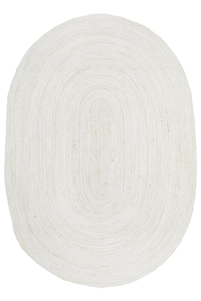 Bondi White Oval Rug - Floorsome - BONDI COLLECTION - BDI - WHT - OVL - 220X150 - BONDI COLLECTION