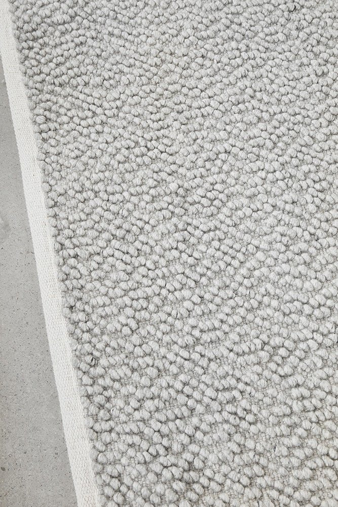 Boucle Grey Rug - Floorsome - Boucle Collection - BOUCLE - GREY - 225X155 - Boucle Collection