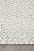 Boucle White Rug - Floorsome - Boucle Collection - BOUCLE - WHT - 225X155 - Boucle Collection