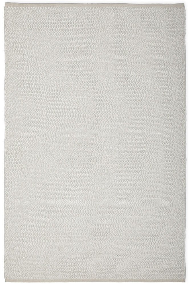 Boucle White Rug - Floorsome