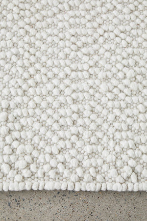 Boucle White Rug - Floorsome - Boucle Collection
