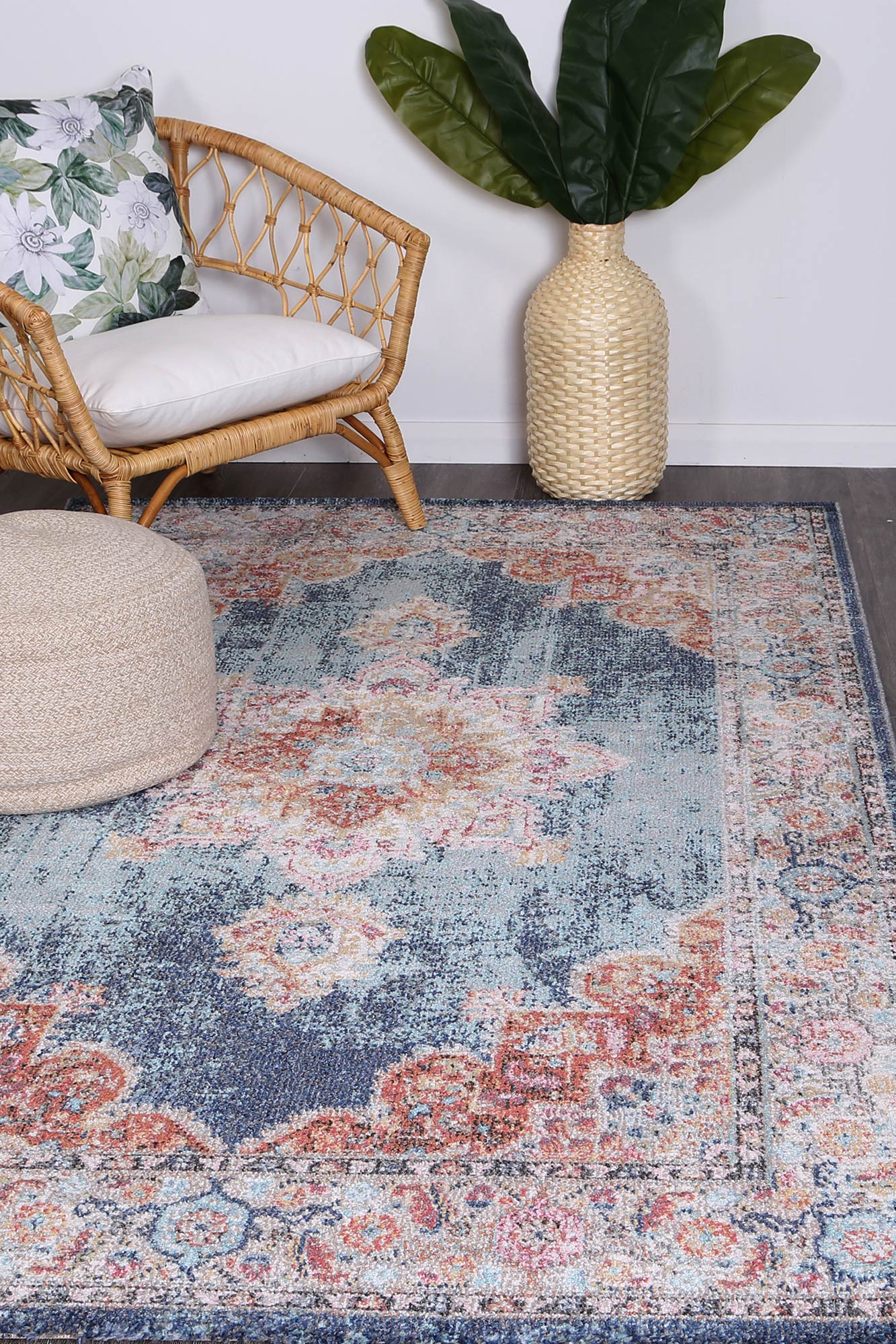 Brentwood Transitional Navy Rug - Floorsome - Rug - SALS80320295035 - Rug