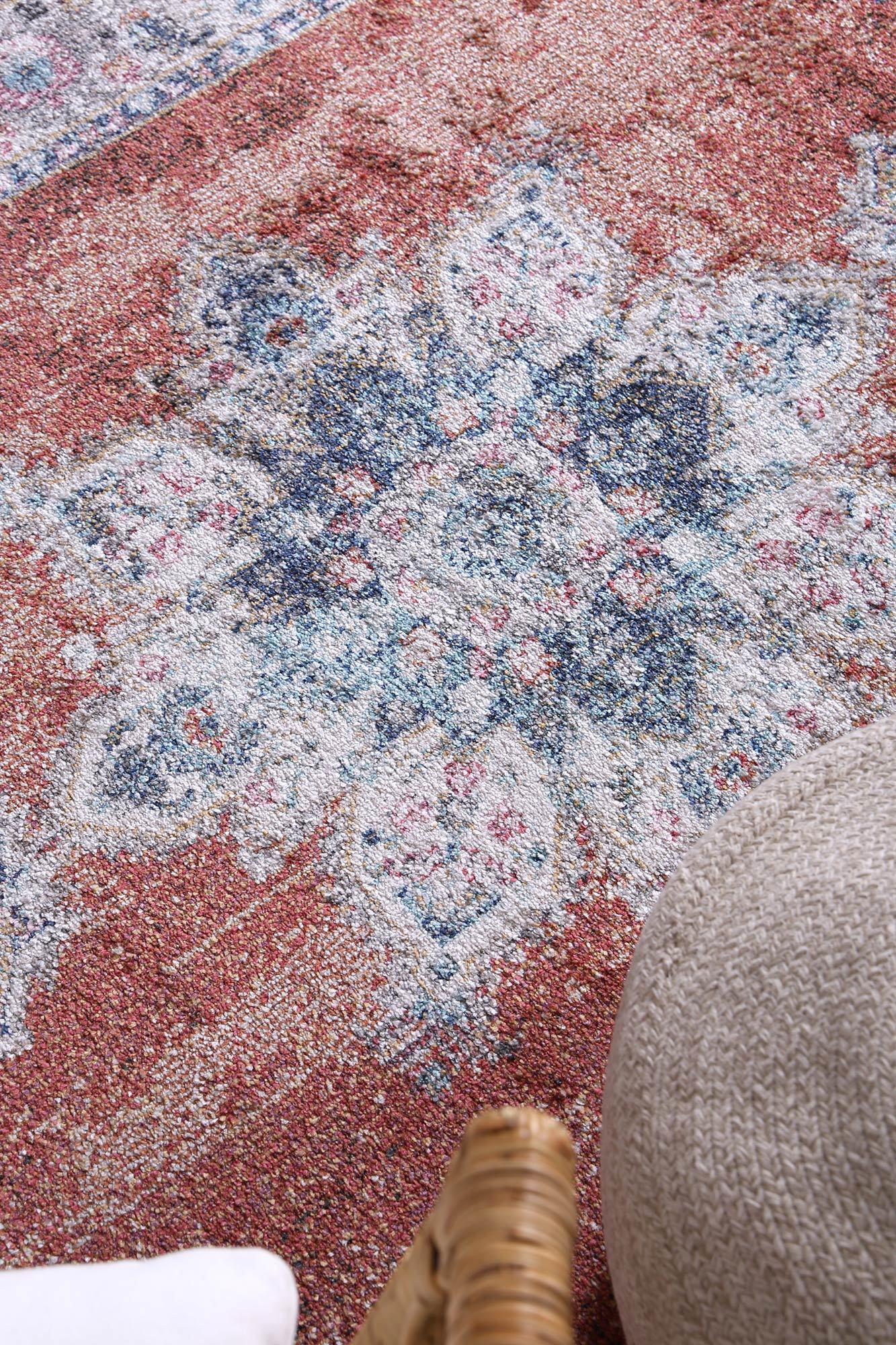 Brentwood Transitional Rust Rug - Floorsome - Rug - SALS80320295020 - Rug