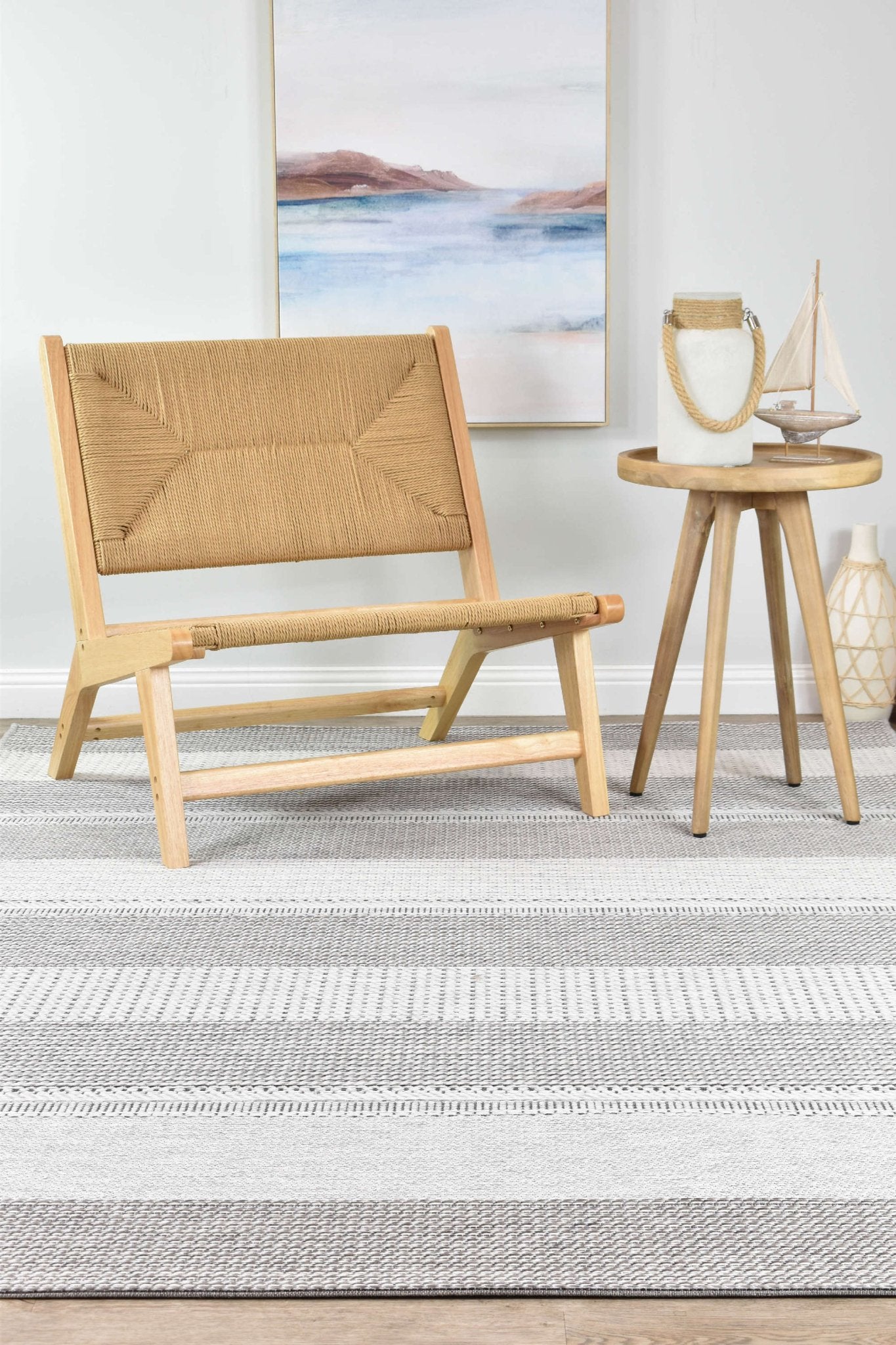 Brighton 98037 3057 Grey Rug - Floorsome - INDOOR/OUTDOOR - BRIGHTON - 98037 - 3057 - 160X230 - INDOOR/OUTDOOR