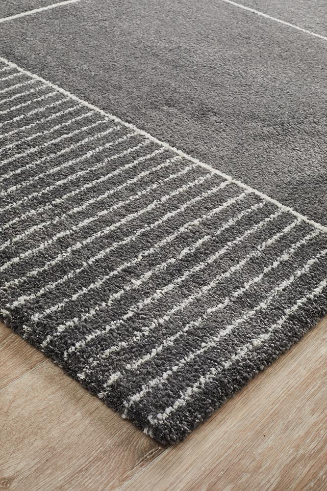 Broadway Florence Modern Charcoal Rug - Floorsome - Modern - BRD - 935 - CHAR - 230X160 - Modern