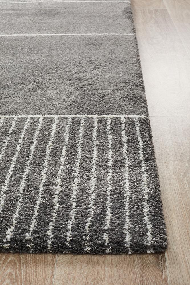 Broadway Florence Modern Charcoal Rug - Floorsome - Modern - BRD - 935 - CHAR - 230X160 - Modern