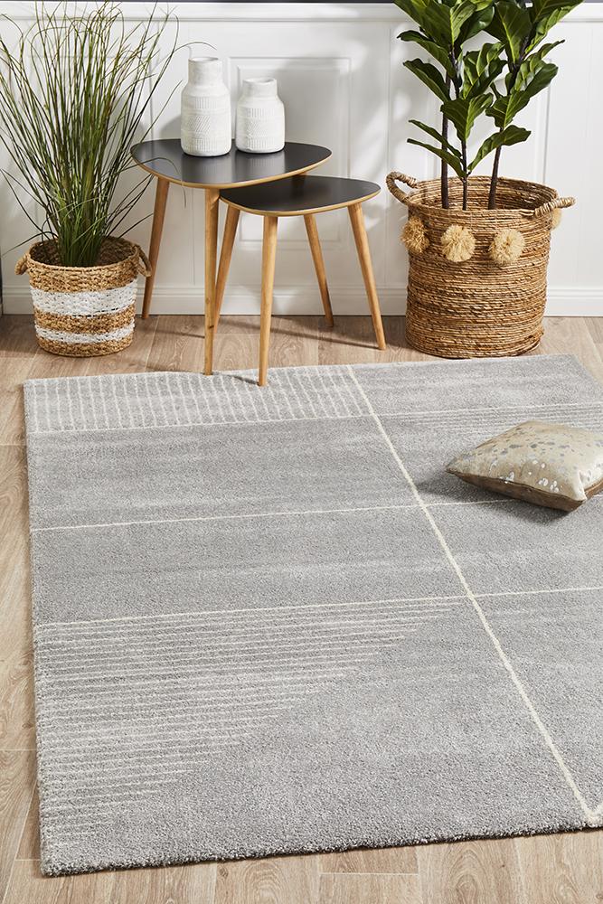 Broadway Florence Modern Silver Rug - Floorsome - Modern - BRD - 935 - SIL - 230X160 - Modern