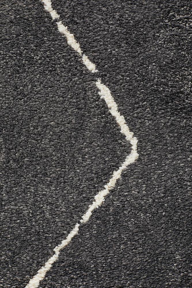 Broadway Jasmine Diamond Charcoal Rug - Floorsome - Modern - BRD - 931 - CHAR - 230X160 - Modern