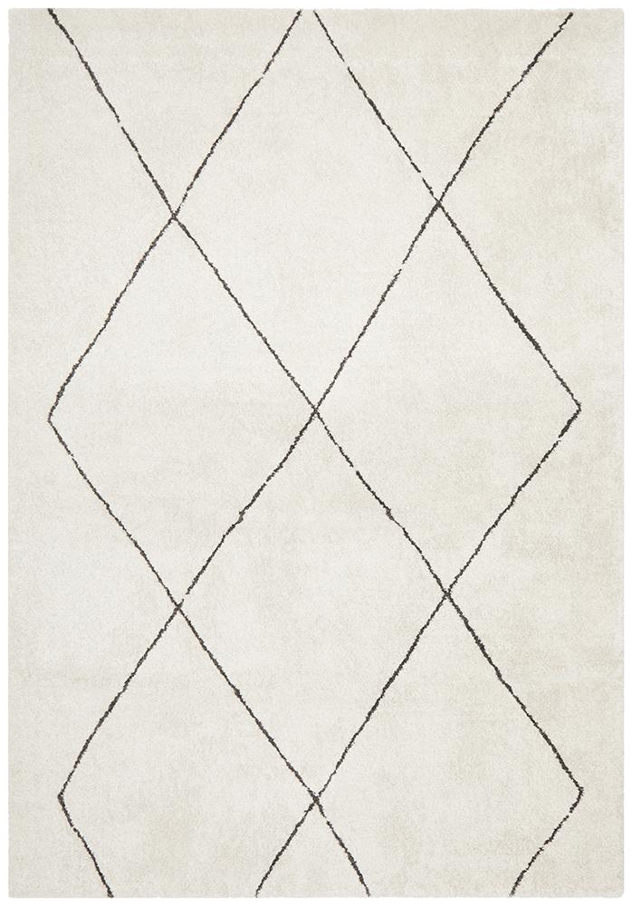 Broadway Jasmine Diamond Ivory Rug - Floorsome - Modern - BRD - 931 - IVO - 230X160 - Modern