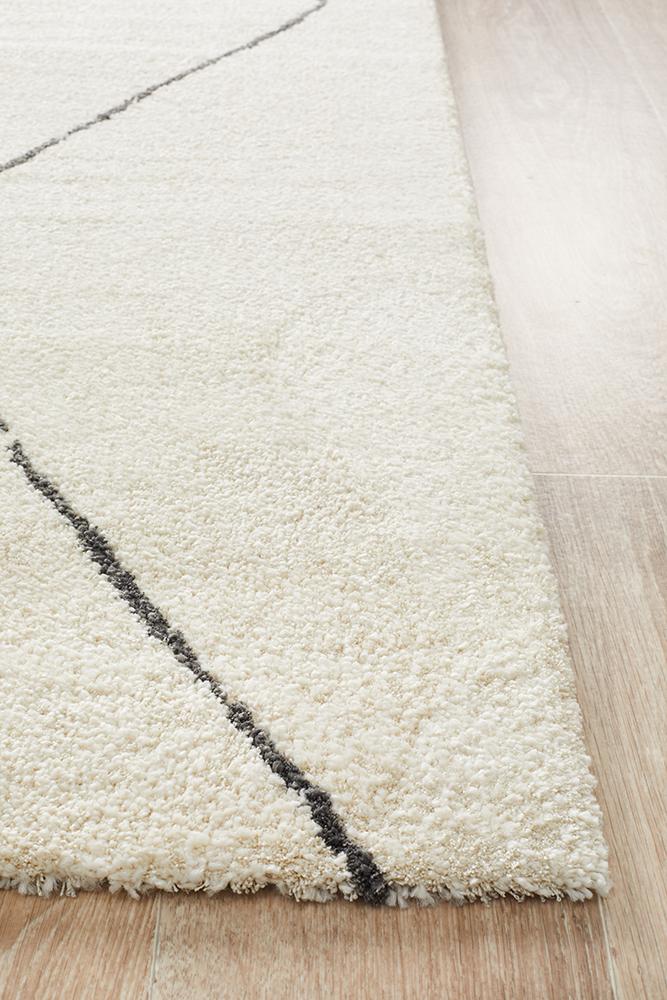 Broadway Jasmine Diamond Ivory Rug - Floorsome - Modern - BRD - 931 - IVO - 230X160 - Modern