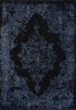 Brooklyn Distressed Medallion Blue Rug - Floorsome - Area Rug - BROO120400BLUE - Area Rug