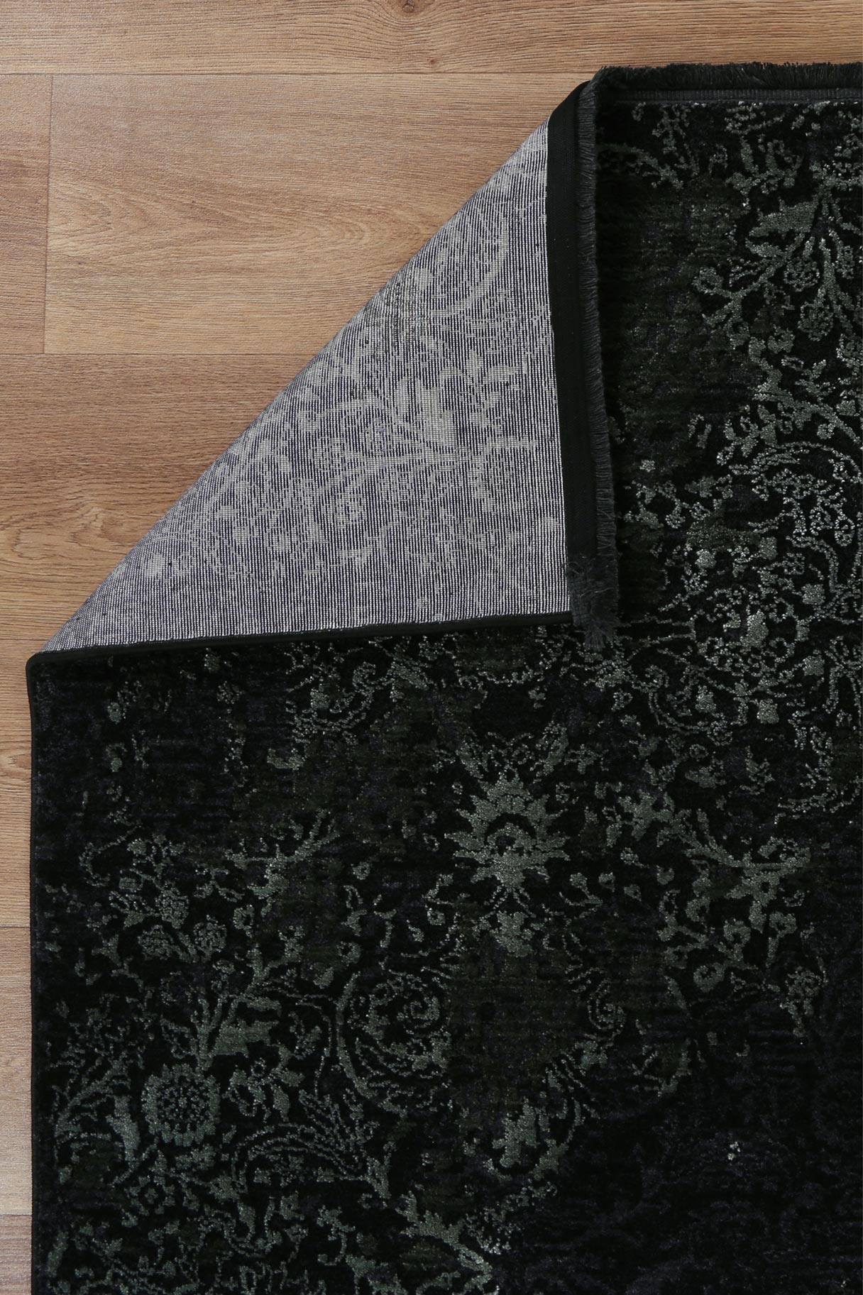 Brooklyn Distressed Medallion Emerald Green Rug - Floorsome - Area Rug - BROO120400EMER - Area Rug