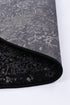 Brooklyn Distressed Medallion Pewter Round Rug - Floorsome - Area Rug - BROO20R400PEWT - Area Rug