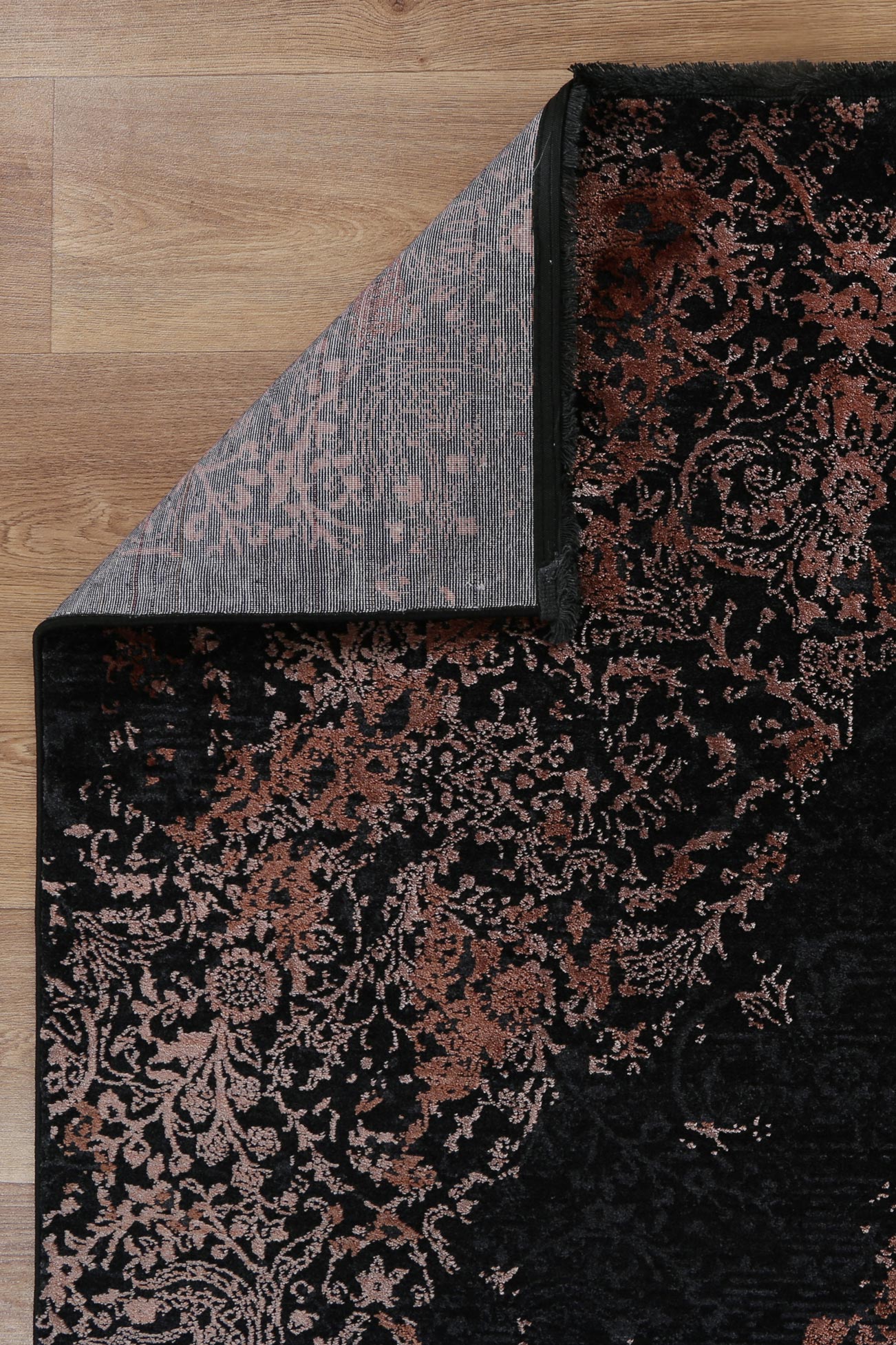 Brooklyn Distressed Medallion Rust Rug - Floorsome - Area Rug - BROO120400COPP - Area Rug