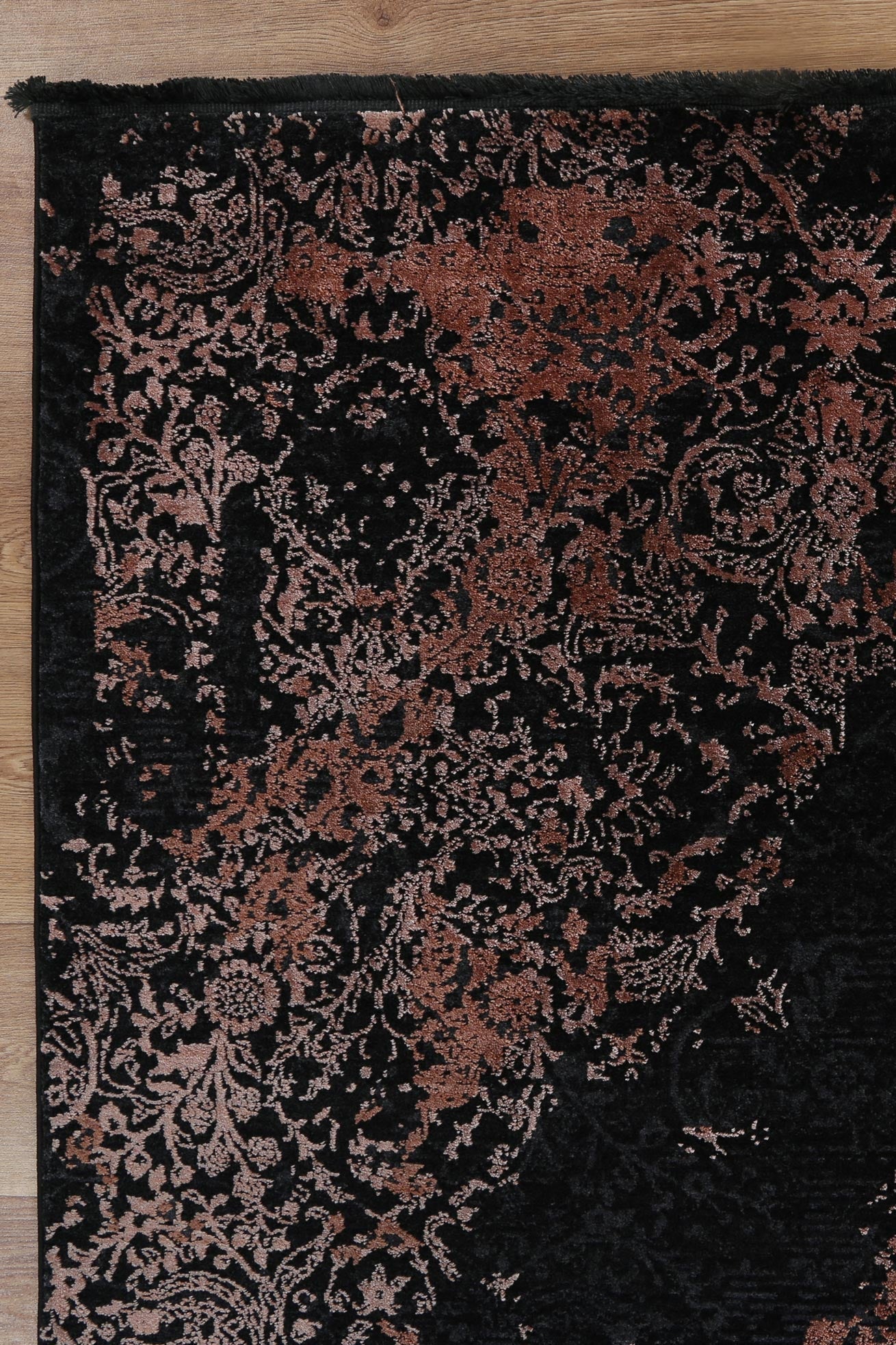 Brooklyn Distressed Medallion Rust Rug - Floorsome - Area Rug - BROO120400COPP - Area Rug