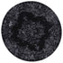 Brooklyn Distressed Medallion Silver Round Rug - Floorsome - Area Rug - BROO20R400SILV - Area Rug