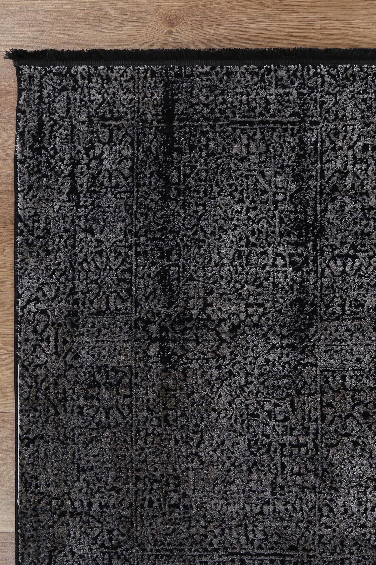 Brooklyn Distressed Oriental Pewter Rug - Floorsome - Area Rug - BROO120100PEWT - Area Rug